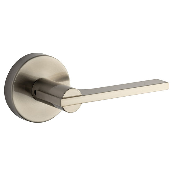 30-D007424SN Arc Deco Lever Privacy Satin Nickle Round Rose
