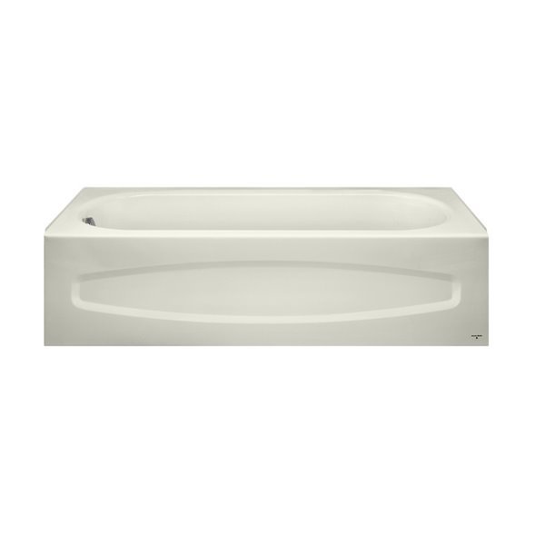 American Standard Sonoma 30-in x 60-in White Enamel Steel Rectangular Bathtub with Left-Hand Drain