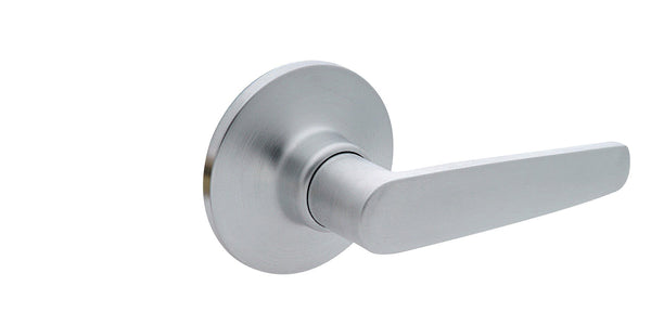 33-764 Hampton Lever Dummy Satin Chrome Round Rose