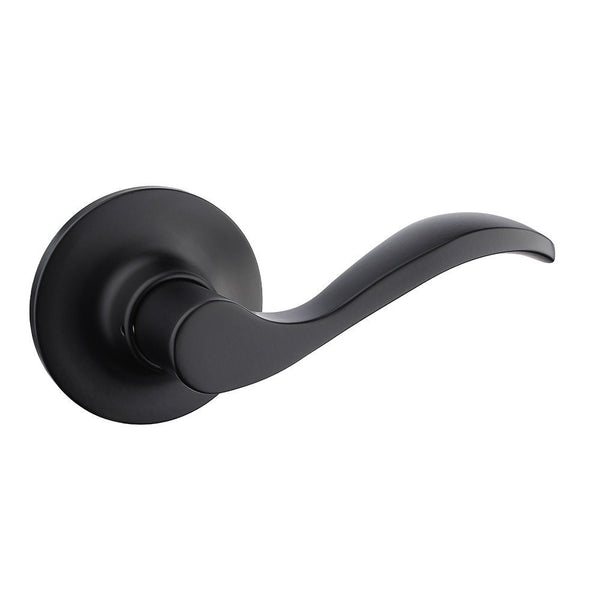 33-D00604BLKL Bristol Lever Dummy LH Black Round Rose