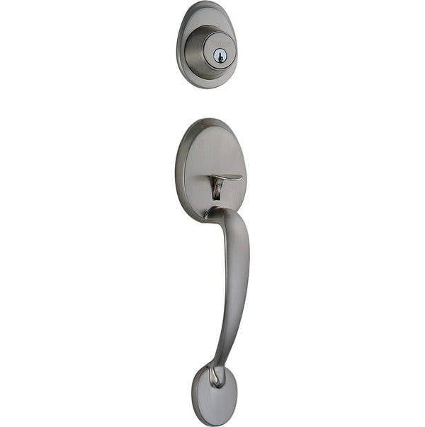 33-D8054KD Madera with Classic Keyed Satin Nickle 