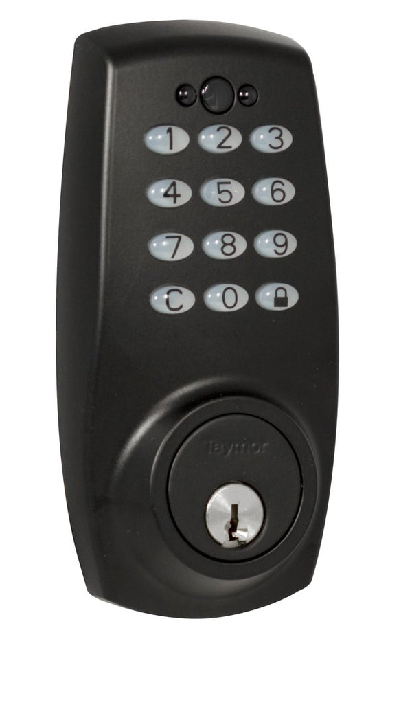 34-FV5068 Concierge 300 Deadbolt Keyed Black 