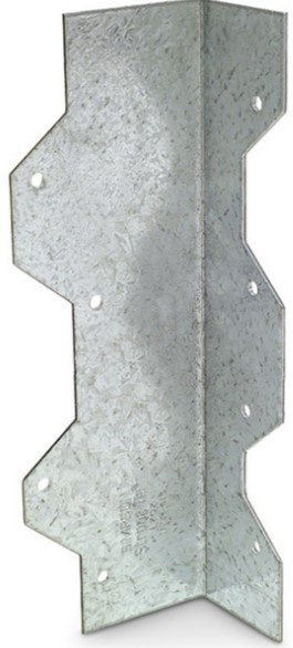 Simpson Strong-Tie Reinforcing Angle - 7-in L - 16-Gauge - ZMAX Galvanized - L-Shaped Angle - 1 Per Pack
