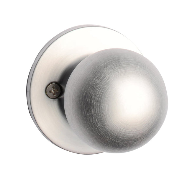 36-D4203SC Basic Ball Knob Privacy Satin Chrome Round Rose
