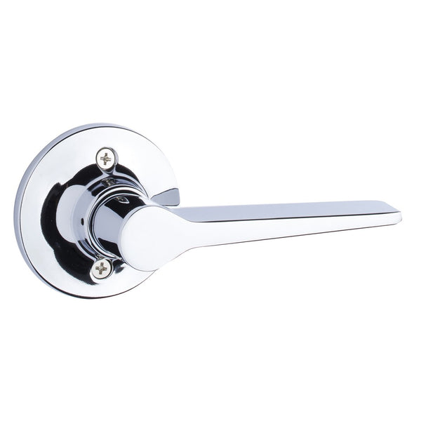 36-D7505PC Silver Moon Lever Passage Polished Chrome Round Rose