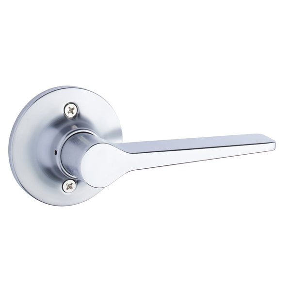 36-7511SC Silver Moon Lever Dummy Satin Chrome Round Rose