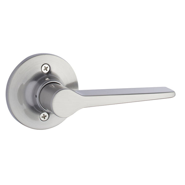 36-D7503SN Silver Moon Lever Privacy Satin Nickle Round Rose