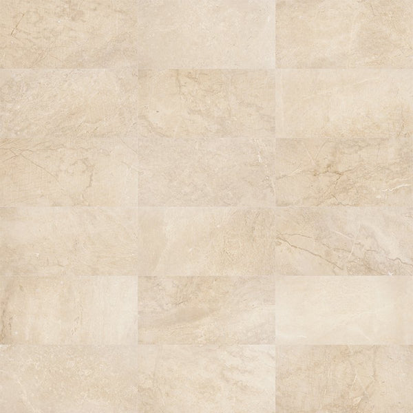 Anatolia 3 x 6 in (7.5 x 15 cm) Allure Crema Honed Marble