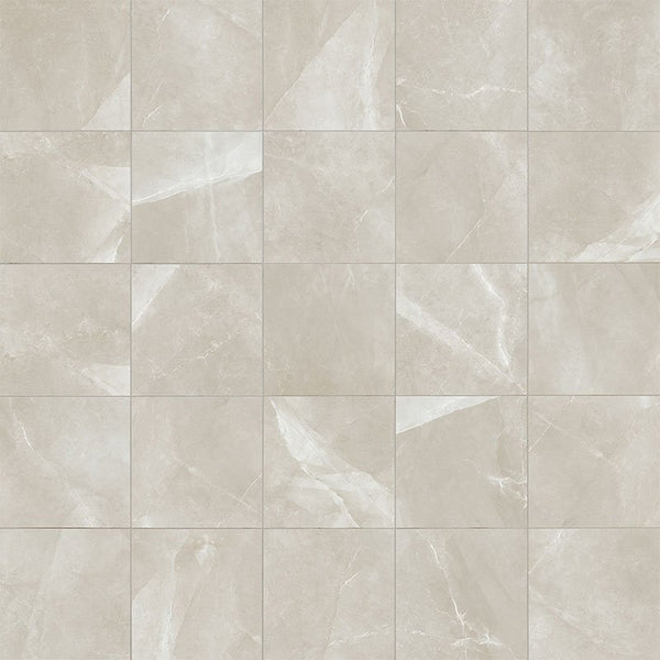 Anatolia 3 x 6 in (7.5 x 15 cm) Classic Glossy Glazed Ceramic Bullnose, PULPIS GREY