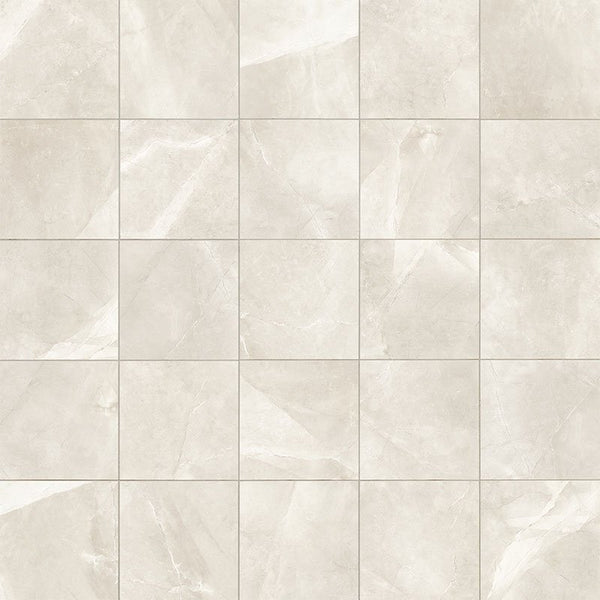 Anatolia 3 x 6 in (7.5 x 15 cm) Classic Glossy Glazed Ceramic Bullnose, PULPIS IVORY