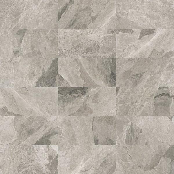 Anatolia 12 x 12 in (30.5 x 30.5 cm) Phantasie Gray Polished Marble