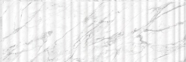 Anatolia 12 x 36 in (30 x 90 cm) Alto Raffino Matte Rectified Glazed Ceramic, BIANCO