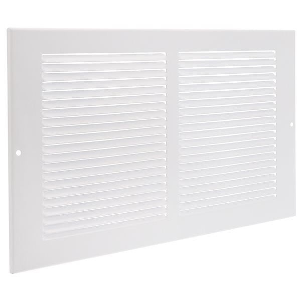 IMPERIAL 14-in x 8-in White Sidewall Grille