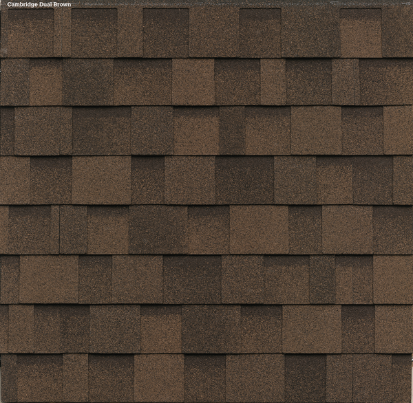 IKO Cambridge Dual Brown Shingles