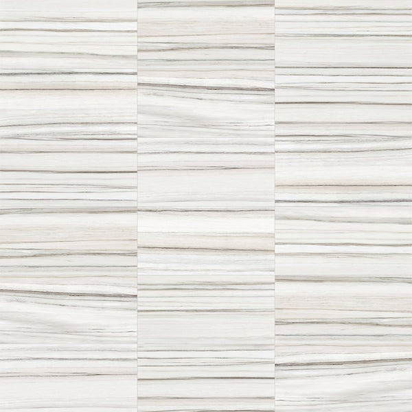 Anatolia 3 x 12 in (7.1 x 30 cm) Mayfair Polished Glazed Porcelain Bullnose, ZEBRINO