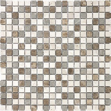 Anatolia 5/8 x 5/8 in (1.6 x 1.6 cm) Bliss Countryside Stone Blend Mosaic