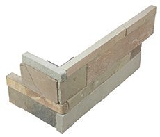 Anatolia 6 x 18 in (15 x 45 cm) African Dune Ledger Stone Assembled Corner