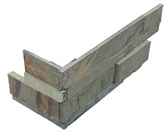 Anatolia 6 x 18 in (15 x 45 cm) Indian Coast Ledger Stone Assembled Corner