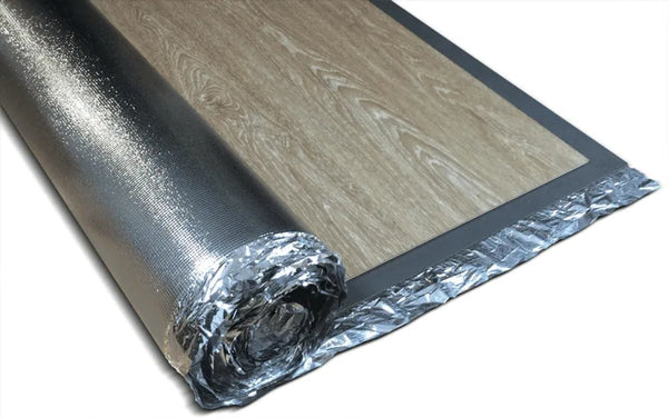 1867 Sono+ Underlayment Black 3 mm x 4' x 50'- Polythylene foam, 200 sqft/roll, F(IIC) - 62