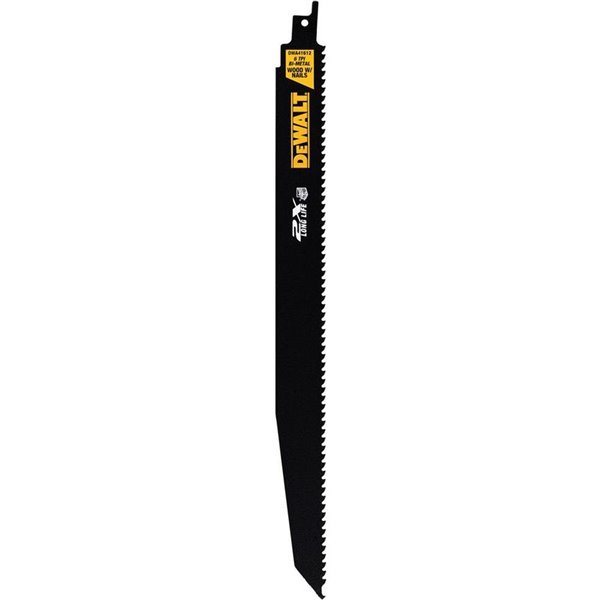 DEWALT 2X Long Life 6-TPI Wood-Cutting Reciprocating Saw Blades