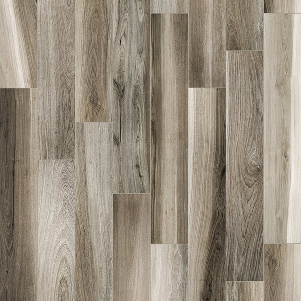 Anatolia 6 x 24 in (14.8 x 60.1 cm) Amaya Matte Pressed Glazed Porcelain, BLEND