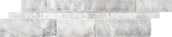 Anatolia 6 x 24 in (15 x 60 cm) Bianco Venatino Split Face Marble Panel