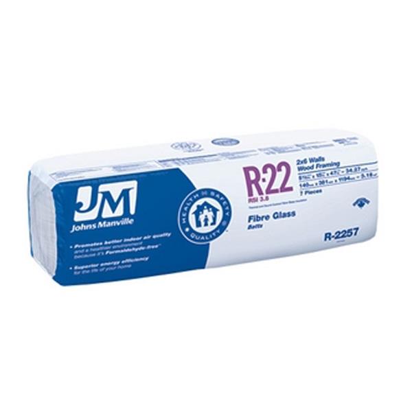 Johns Manville R-22 Fiberglass Batt Insulation (15-in x 47-in)