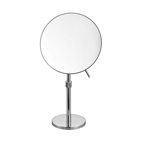 KubeBath Aqua Rondo Magnifying Mirror With Adjustable Height