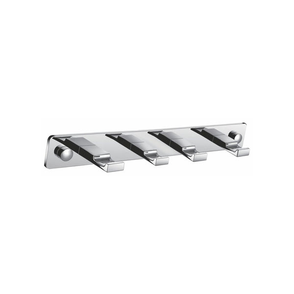 KubeBath Aqua Piazza Robe Hook With 4 Hooks