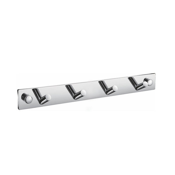 KubeBath Aqua Chiaro Robe Hook With 4 Hooks