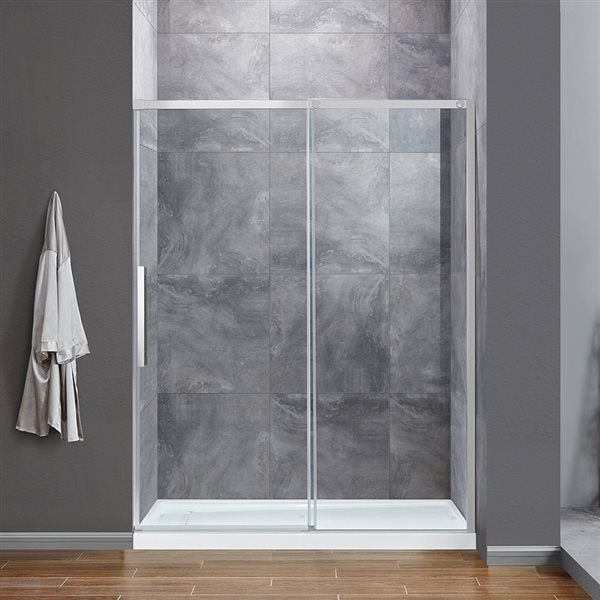 OVE Decors Venice 60-in Alcove Chrome Shower Door