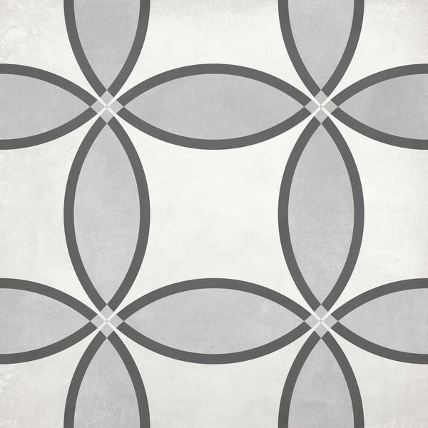 Anatolia 8 x 8 in (20 x 20 cm) Zenith Form Matte Pressed Glazed Porcelain, ICE