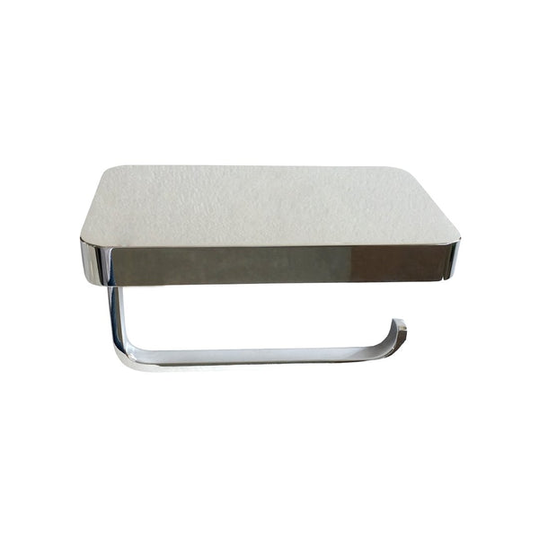 KubeBath Aqua Plato Toilet Paper Holder with Shelf
