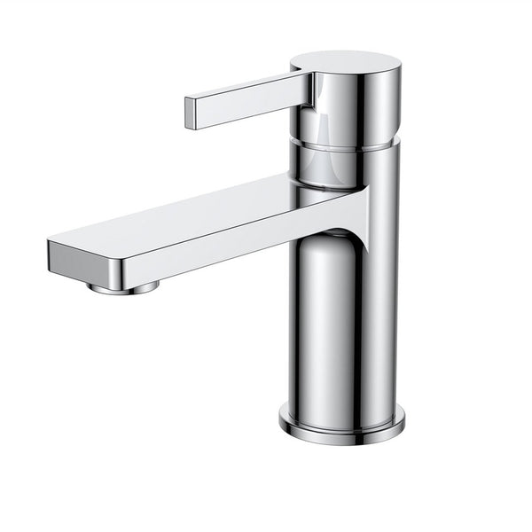 KubeBath Aqua Sotto Single Lever Bathroom Vanity Faucet - Chrome