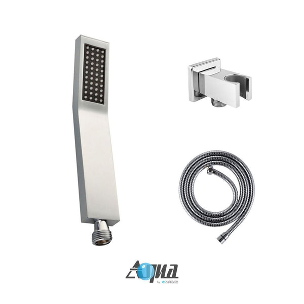 KubeBath Aqua Piazza Handheld Kit With Handheld, 5' Long Hose and Wall Adapter