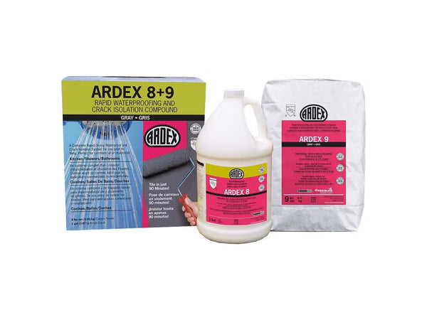 Ardex 8+9 Rapid Waterproofing & Crack Isolation Compound - Convenient Kit