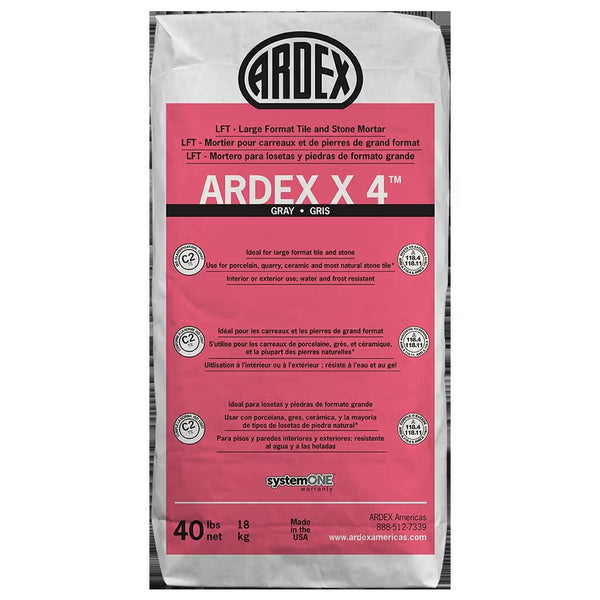 Ardex X 4 - LFT: Large Format Tile and Stone Mortar