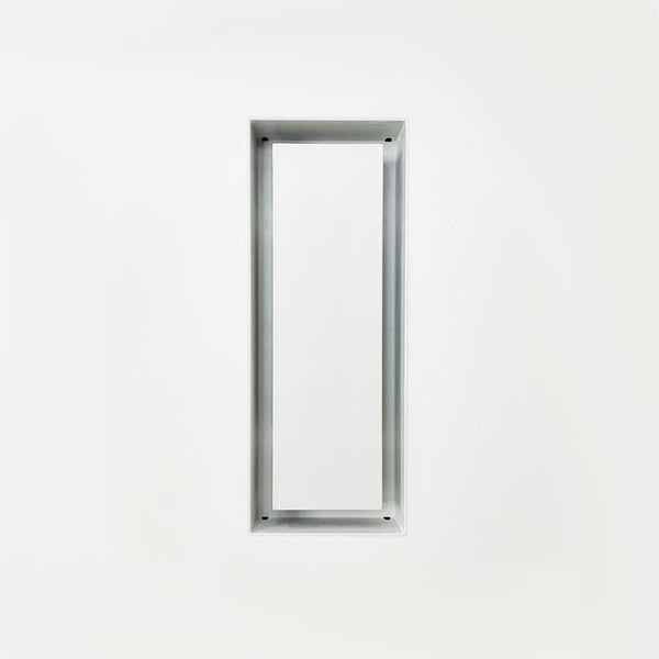 Fittes Lite Wall Vent Flush - White - 4” x 10
