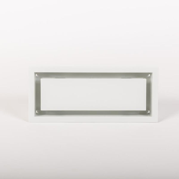 Fittes Lite Wall Vent Frame - White - 4” x 10