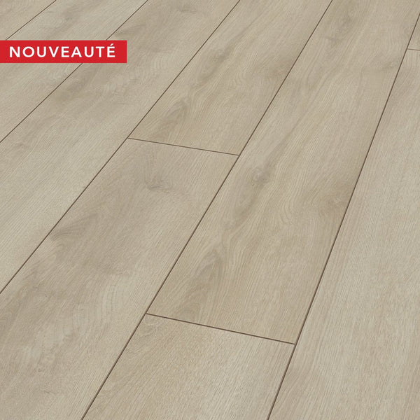 1867 Kronotex Laminate Flooring 8mm x 193mm x 1380mm (~5/16″ x 7-5/8″ x 54″), Summer beige oak, Coverage / Box - 22.94 sqft, AC4