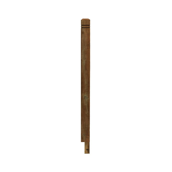 Nuvo Iron Brown Pressure Treated 4″ x 4″ x 54″ Decorative Corner Post