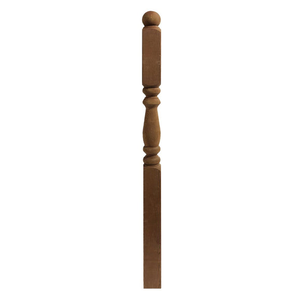 Nuvo Iron Brown Pressure Treated 4″ x 4″ x 54″ Decorative Newel Post