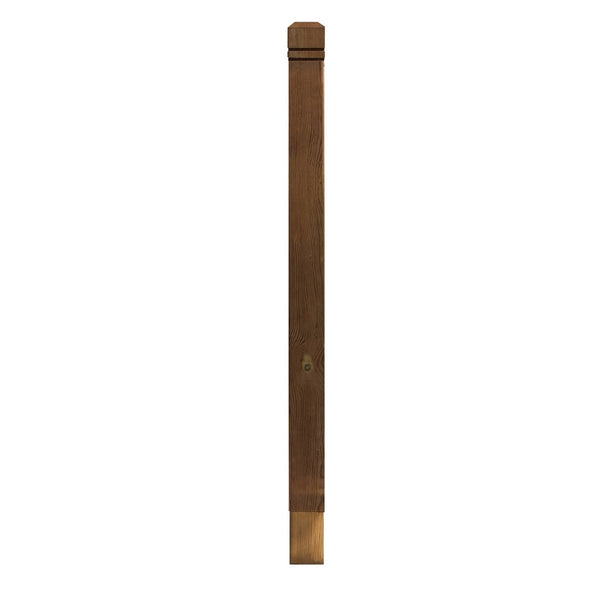Nuvo Iron Brown Pressure Treated 4″ x 4″ x 54″ Decorative Post