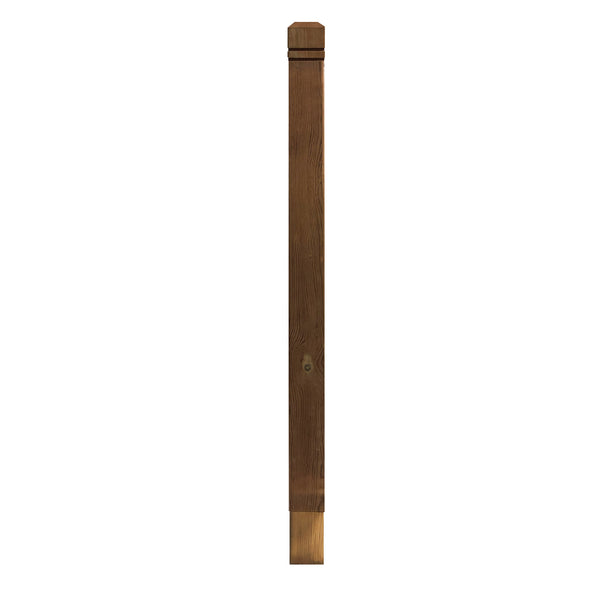Nuvo Iron Brown Pressure Treated 4″ x 4″ x 54″ Decorative Post