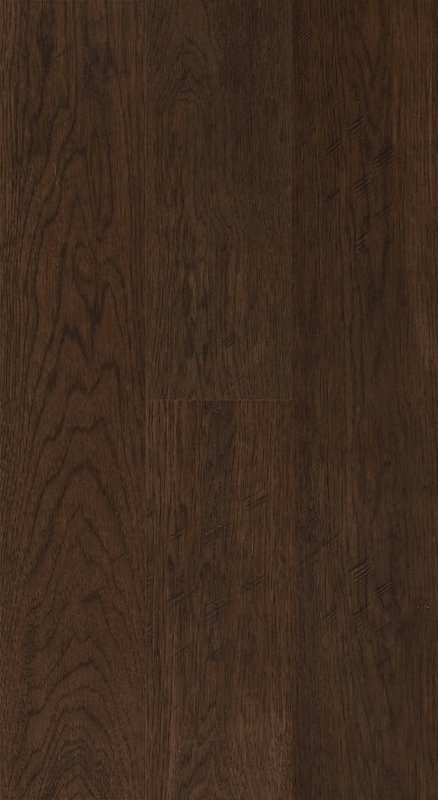 Biyork Engineered Hardwood Flooring Nouveau 7 Havana Coffee Hickory Handscraped 7-1/2
