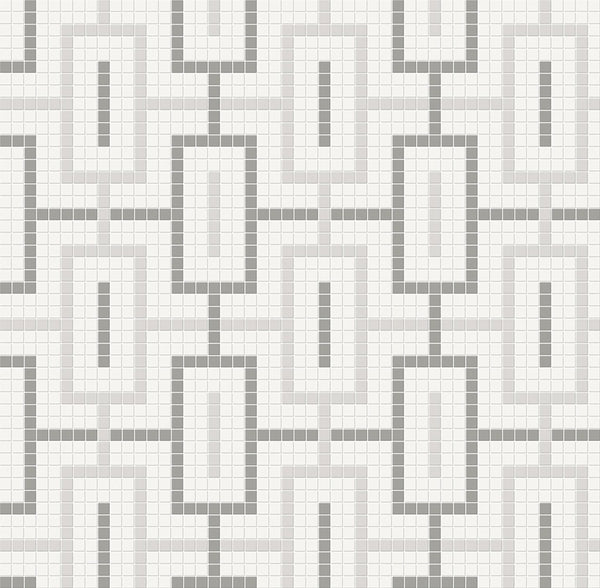 Anatolia Chain Soho Matte Glazed Porcelain Mosaic, EVENING