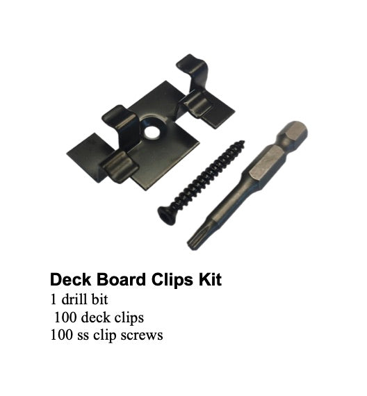 DexEra Deck Board Clips Kit
