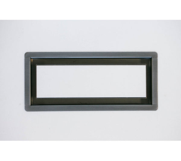 Davente 4x10 Brushed Pewter Tray - 1/2