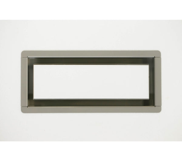 Davente 4x10 Stone Grey Semi-Gloss Tray - 1/2