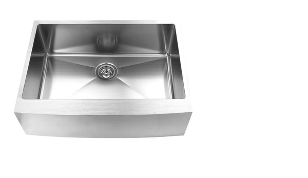Elegant Stainless Farmhouse/Apron Kitchen Sink - 30